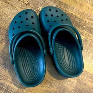 Dark Green Crocs